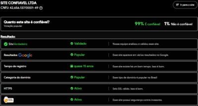Site verificado e verdadeiro:199wcom